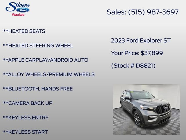 Certified 2023 Ford Explorer ST image 21