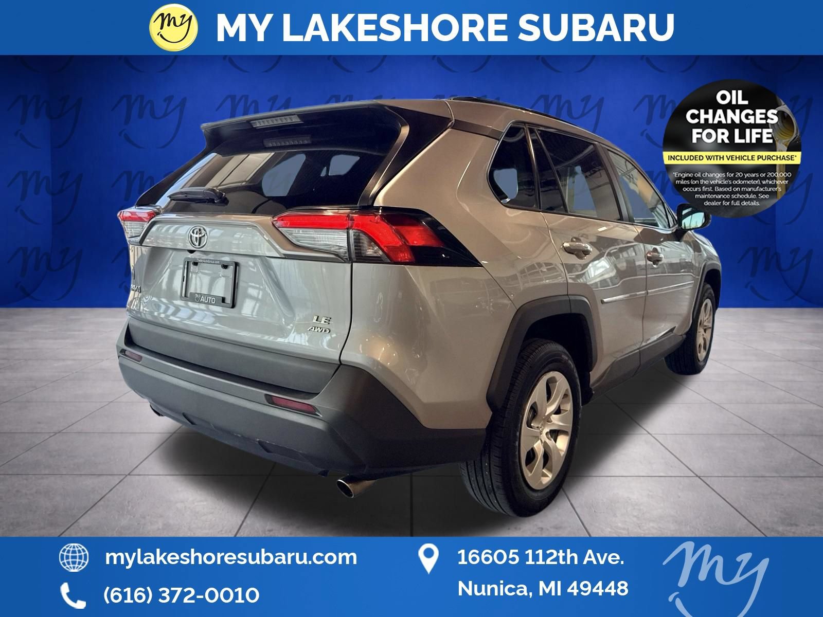 Used 2020 Toyota RAV4 LE w/ All Weather Liner Package AWD/4WD image 7