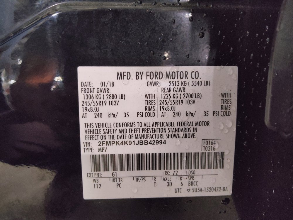 Used 2018 Ford Edge Titanium w/ Equipment Group 301A AWD/4WD image 33