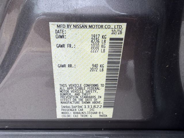 Used 2017 Nissan Altima 2.5 SV w/ Convenience Package FWD image 24