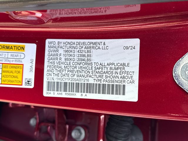 Used 2025 Honda Accord LX image 23
