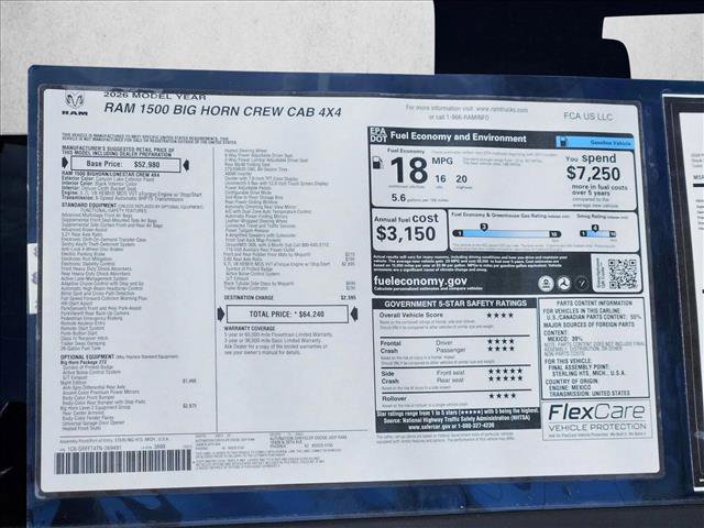 New 2026 RAM 1500 Big Horn image 16