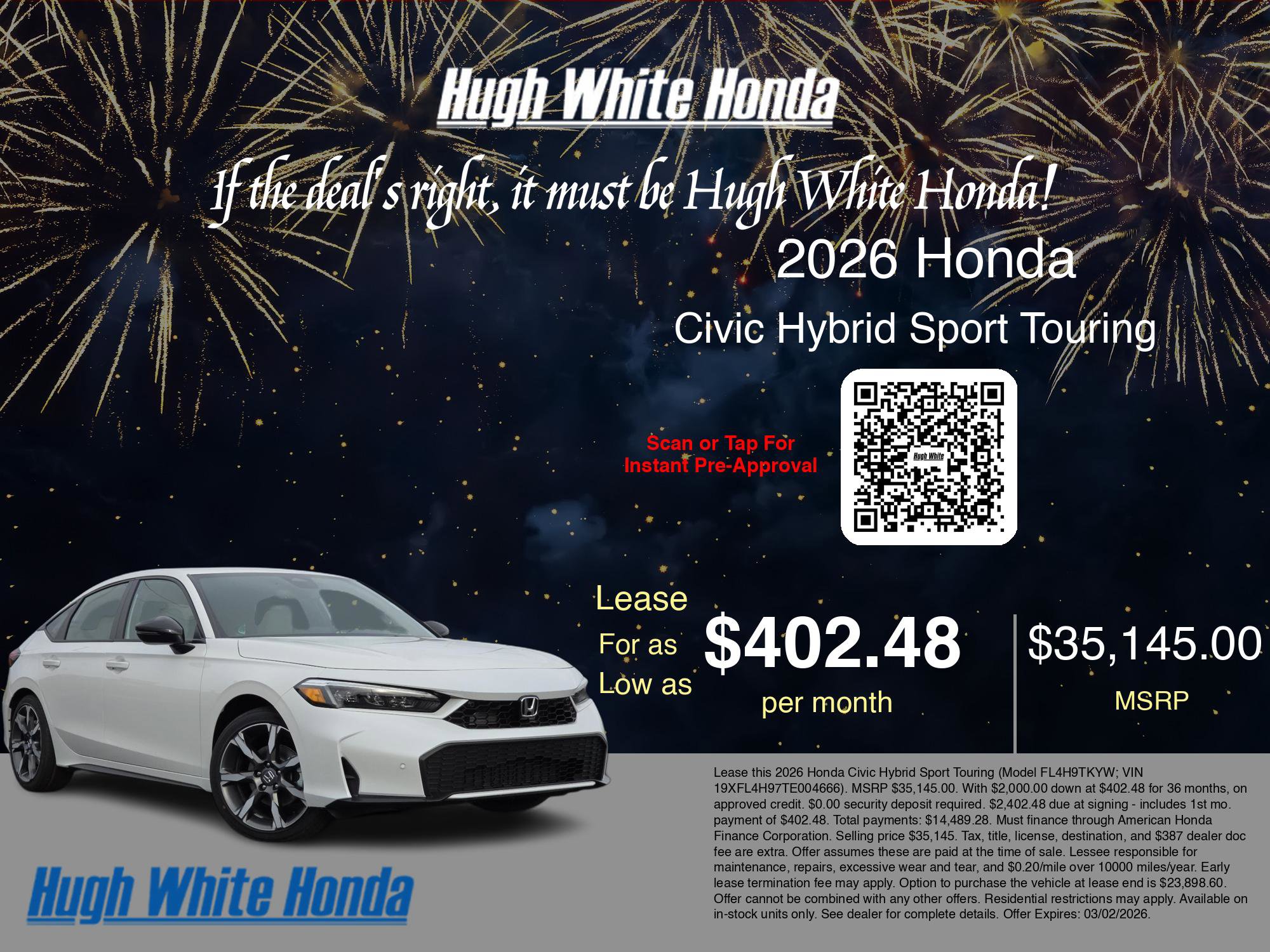 New 2026 Honda Civic Sport Touring image 3