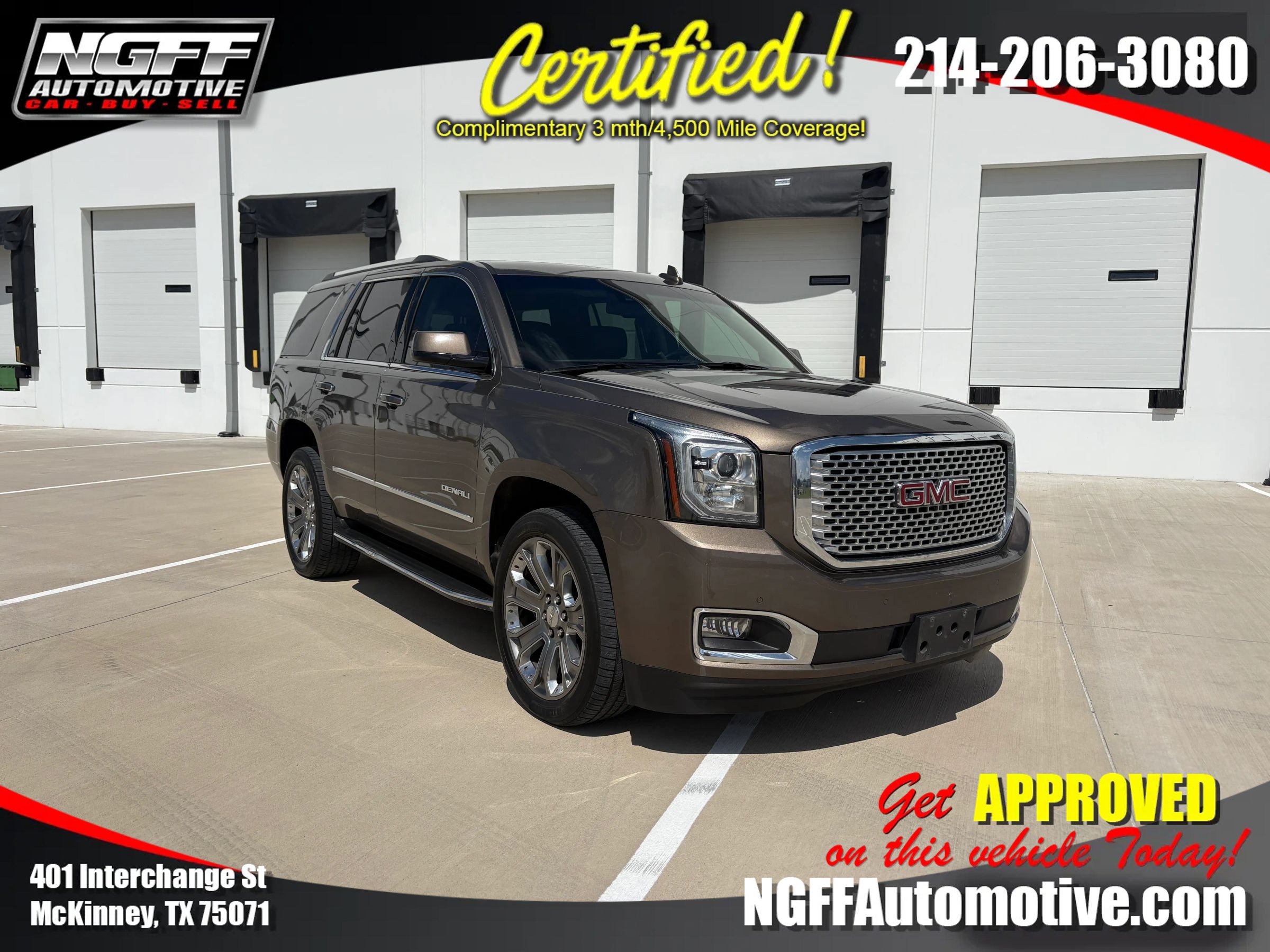 Used 2015 GMC Yukon Denali w/ Enhanced Security Package AWD/4WD image 1