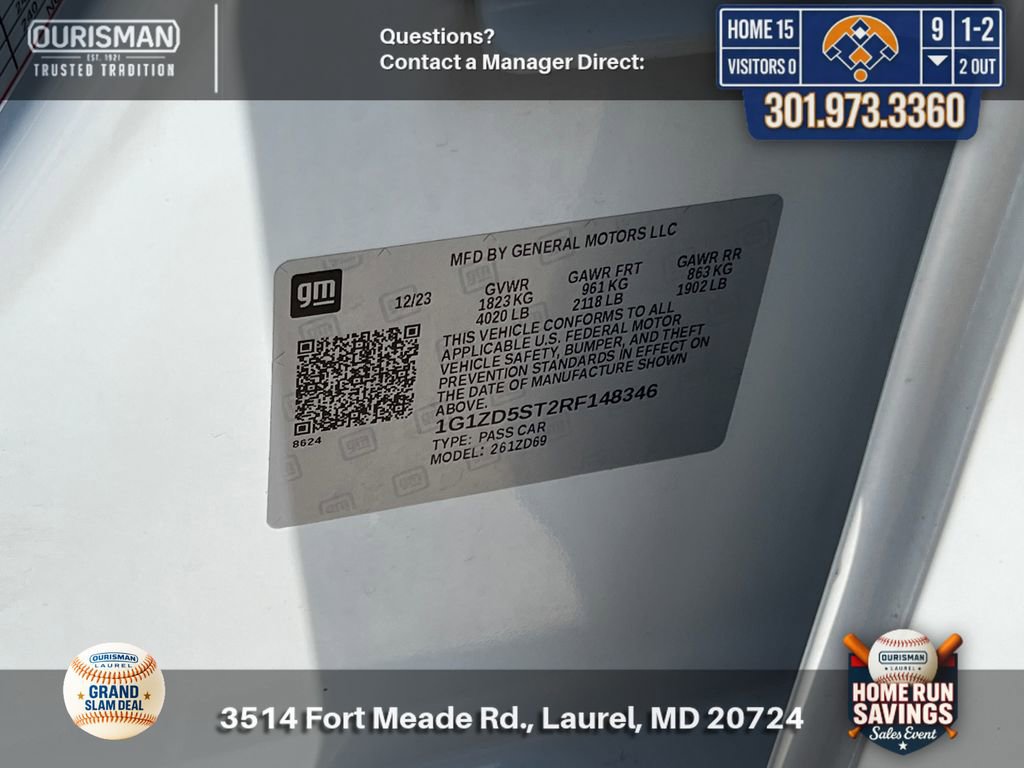 Used 2024 Chevrolet Malibu LT FWD image 27