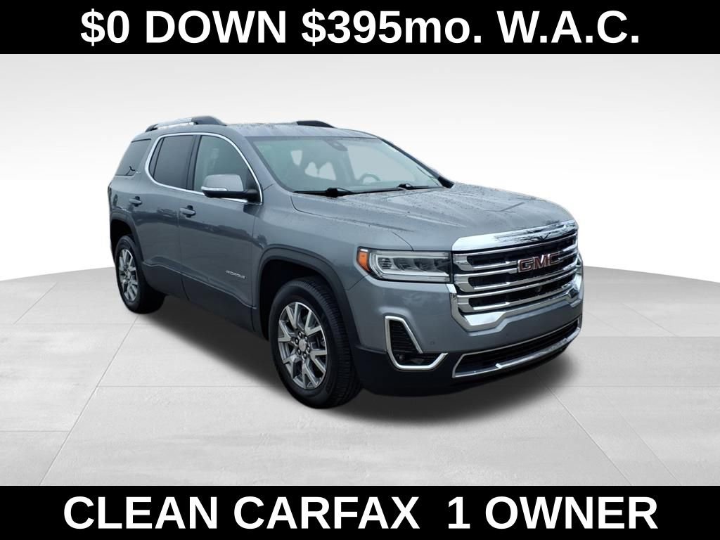 Used 2021 GMC Acadia SLT w/ Technology Package FWD image 2