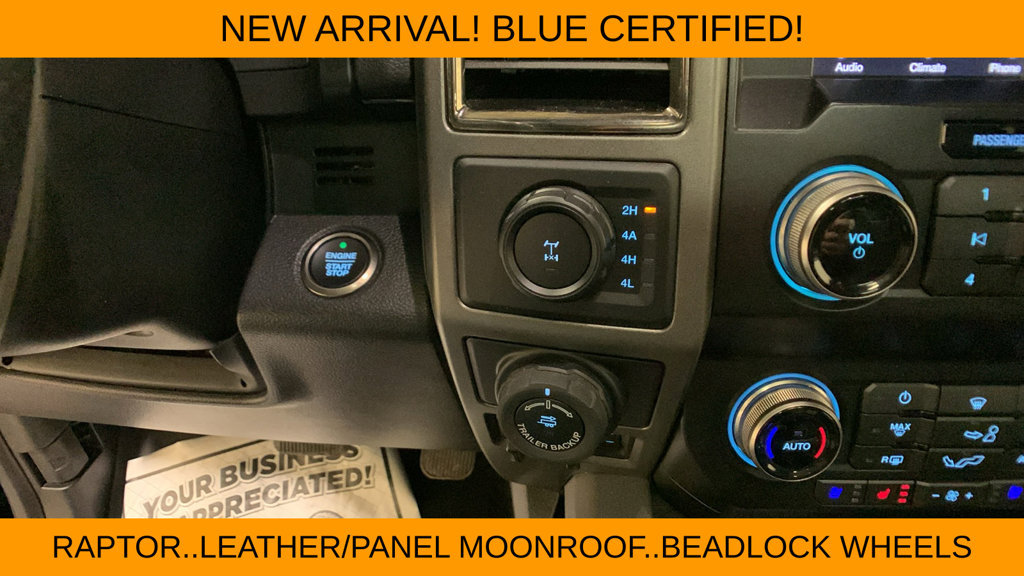 Certified 2019 Ford F150 Raptor w/ Equipment Group 802A Luxury AWD/4WD image 36