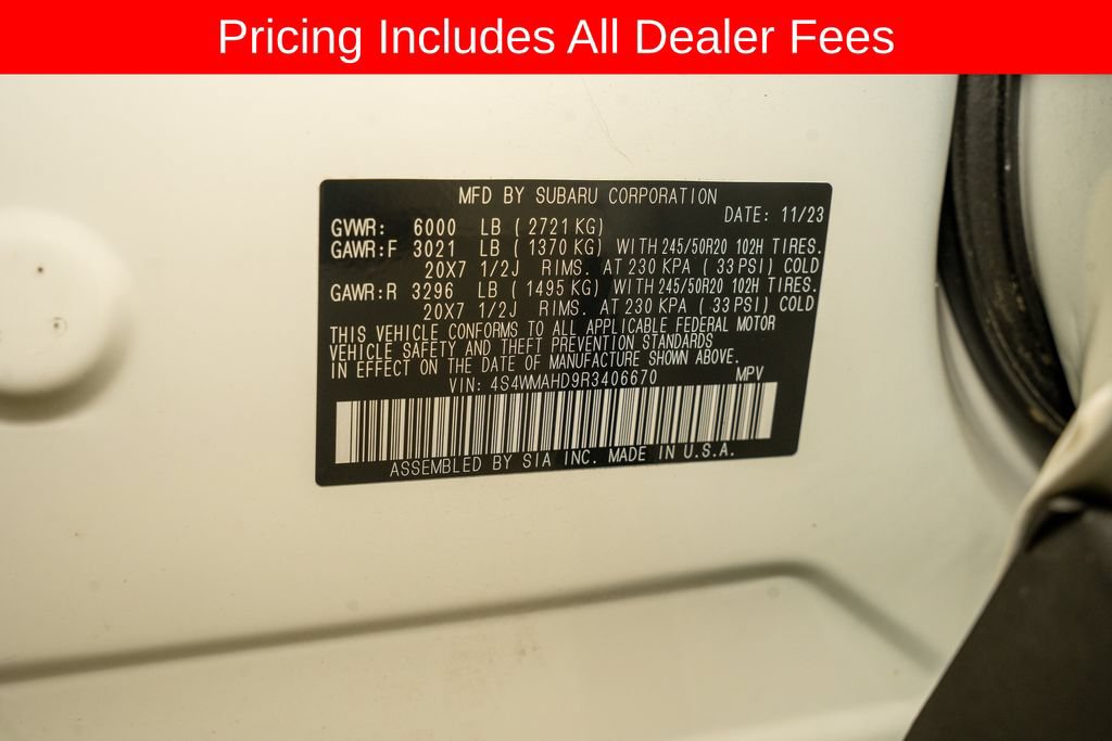 Used 2024 Subaru Ascent Onyx Edition AWD/4WD image 24
