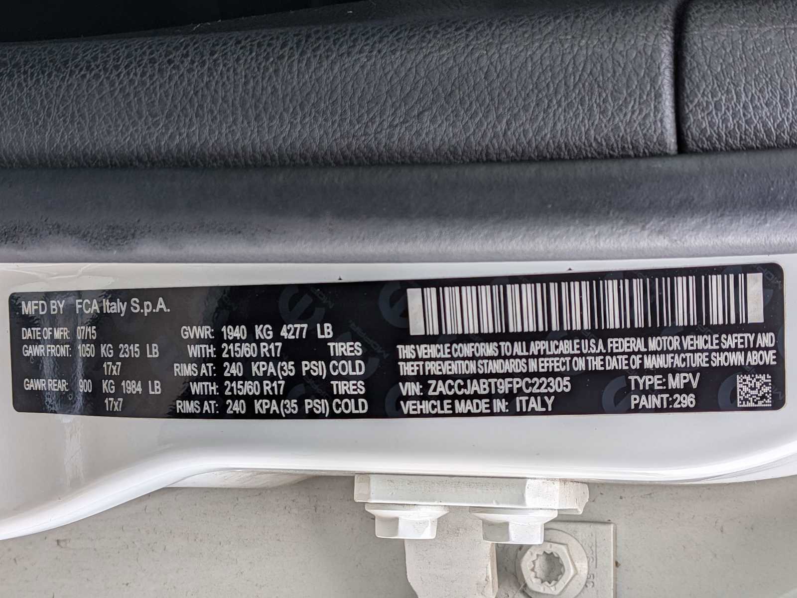 Used 2015 Jeep Renegade Latitude image 31