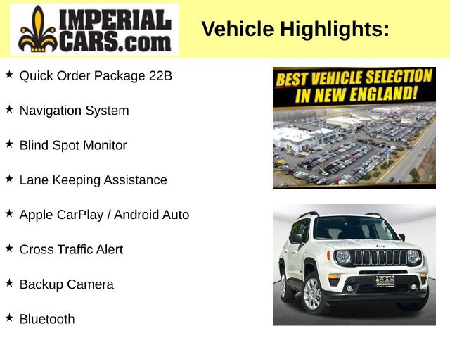 Used 2022 Jeep Renegade Latitude AWD/4WD image 8