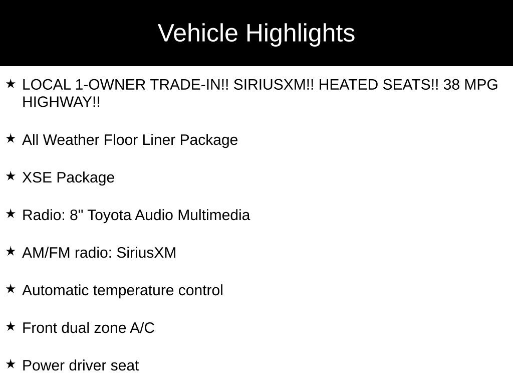 Used 2025 Toyota Corolla XSE FWD image 33