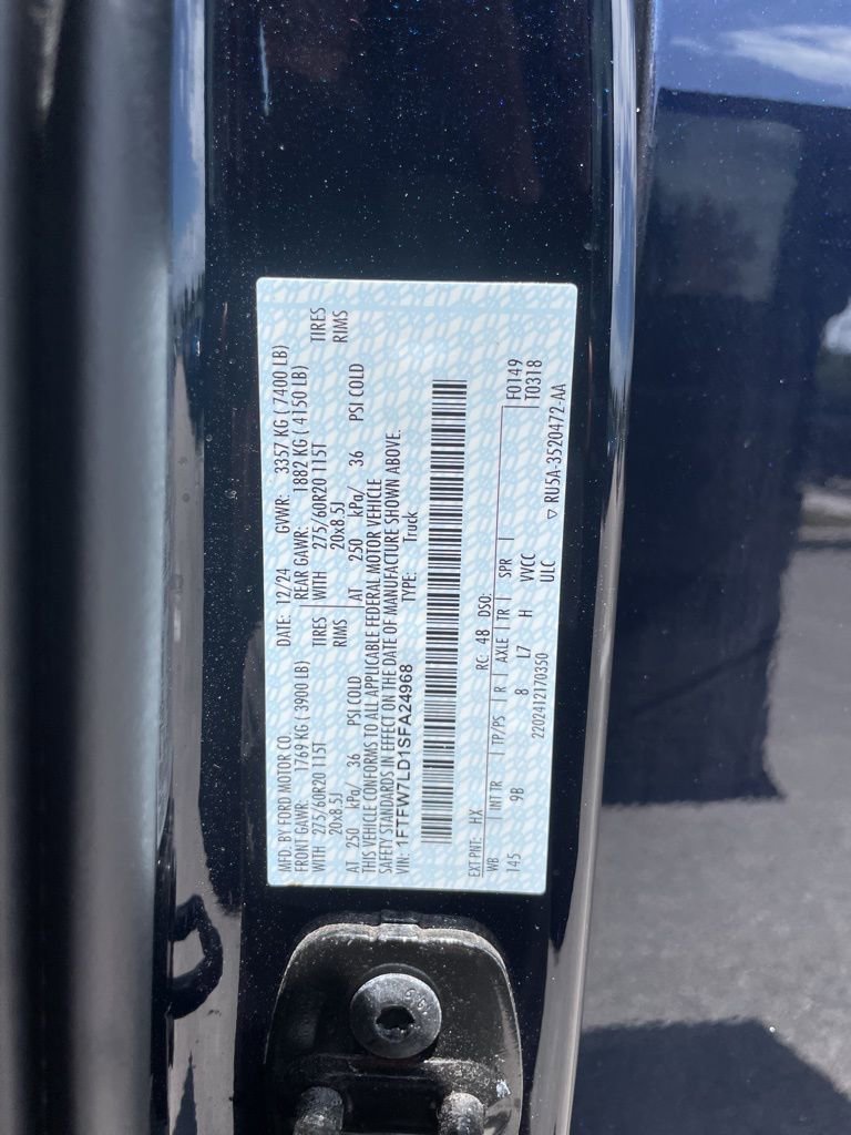 Used 2025 Ford F150 Platinum w/ Equipment Group 702A High image 14