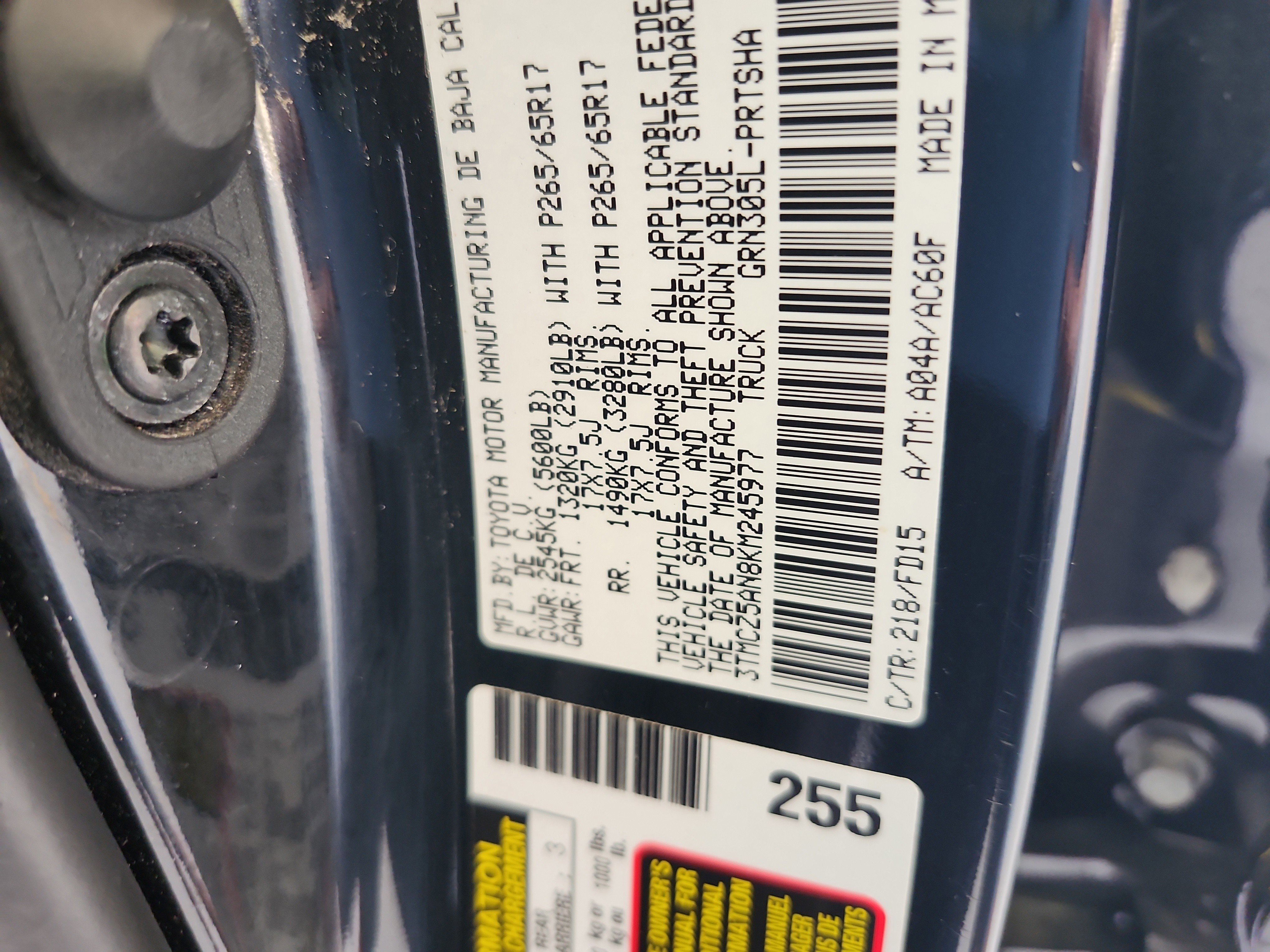 Used 2019 Toyota Tacoma TRD Sport w/ Technology Package AWD/4WD image 22