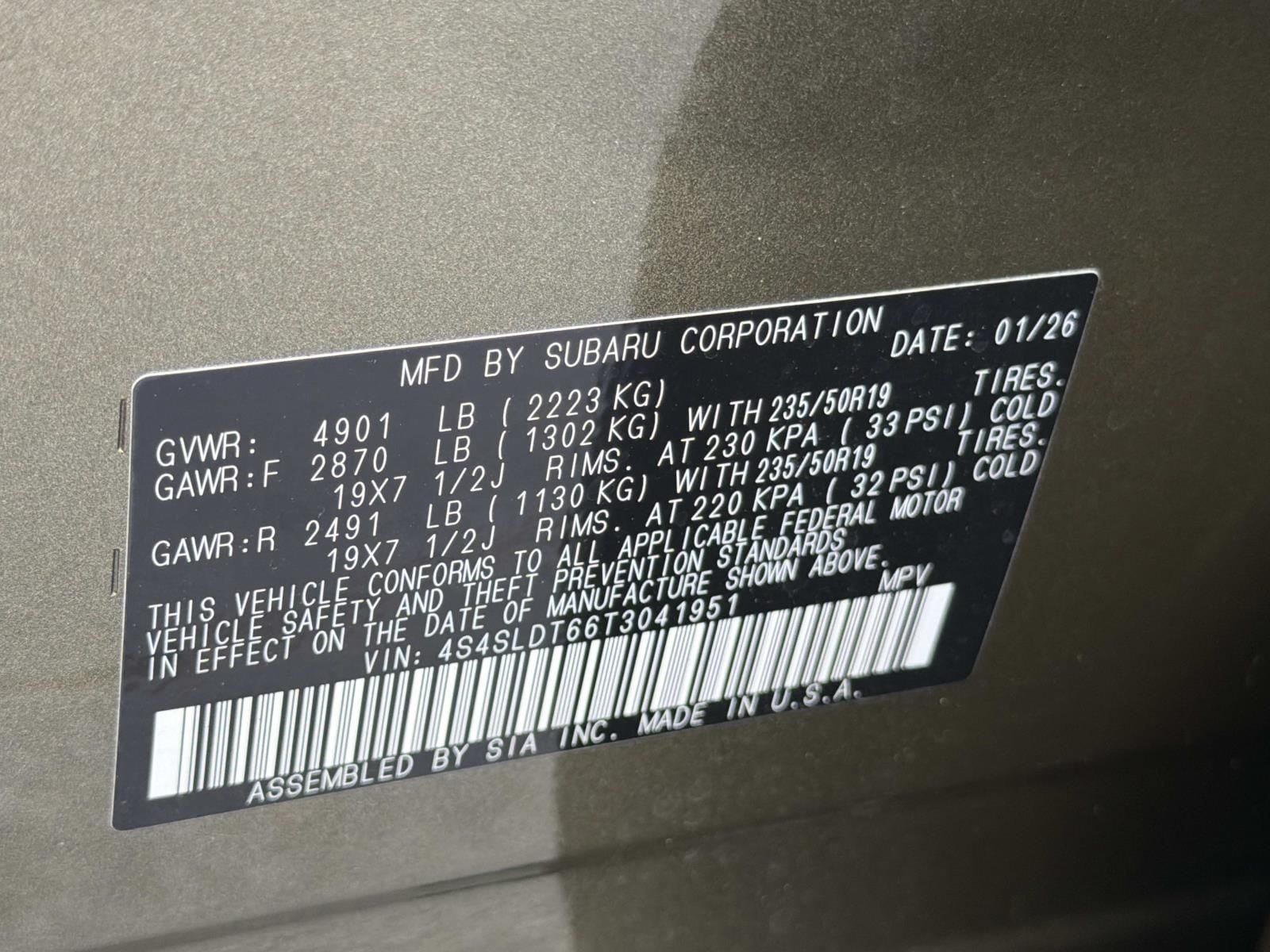 Used 2026 Subaru Forester Touring AWD/4WD image 36