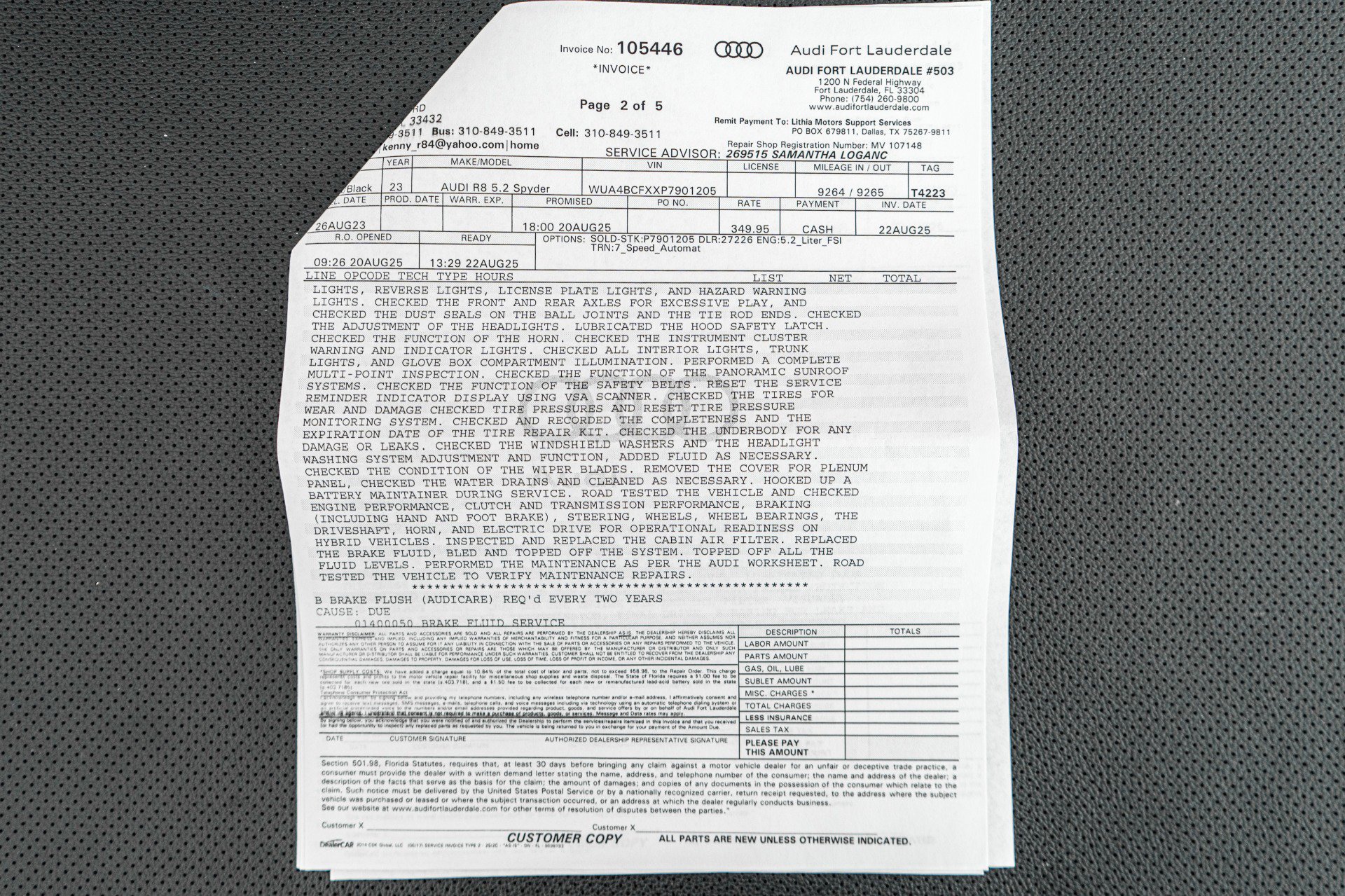 Used 2023 Audi R8 V10 performance image 43