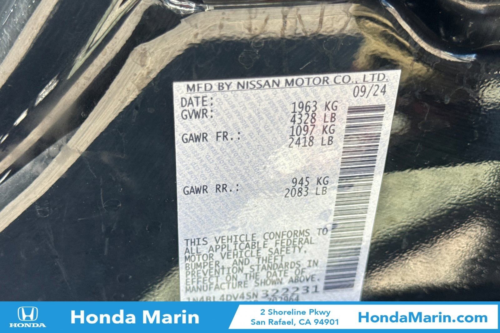 Used 2025 Nissan Altima 2.5 SV FWD image 36