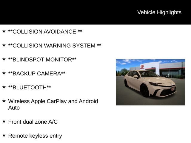 Used 2025 Toyota Camry SE image 2