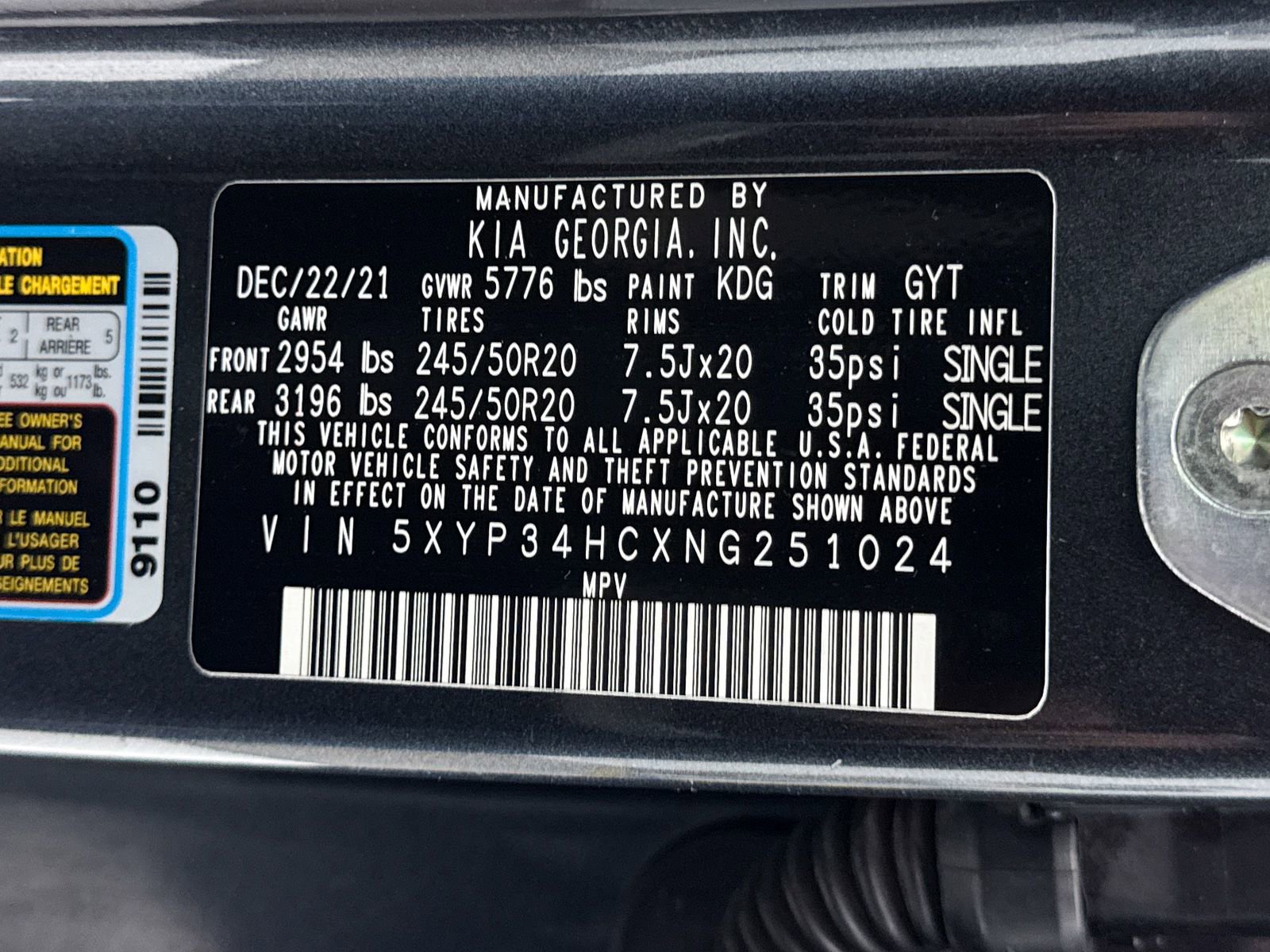 Used 2022 Kia Telluride EX w/ EX Premium Package image 42