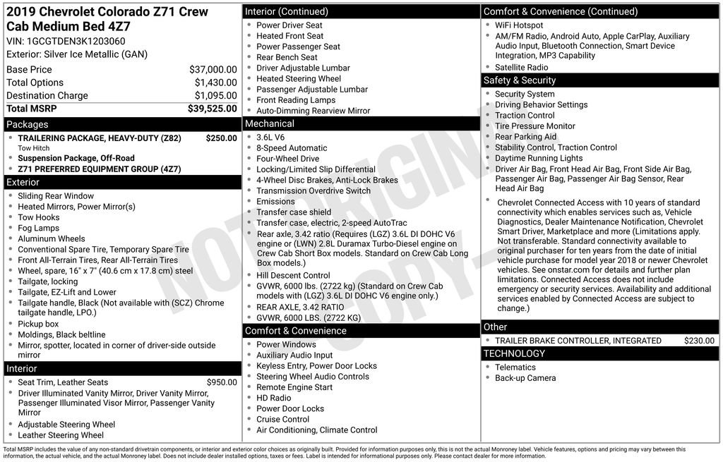 Used 2019 Chevrolet Colorado Z71 image 13