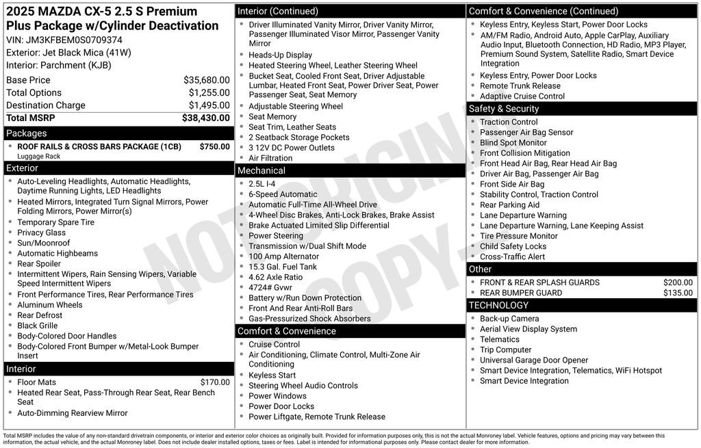 New 2025 MAZDA CX-5 AWD 2.5 S image 3