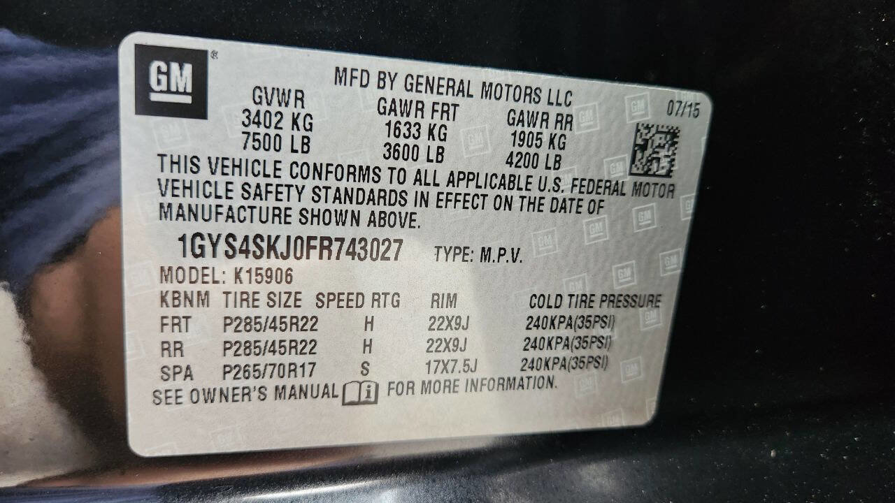 Used 2015 Cadillac Escalade ESV Luxury image 52