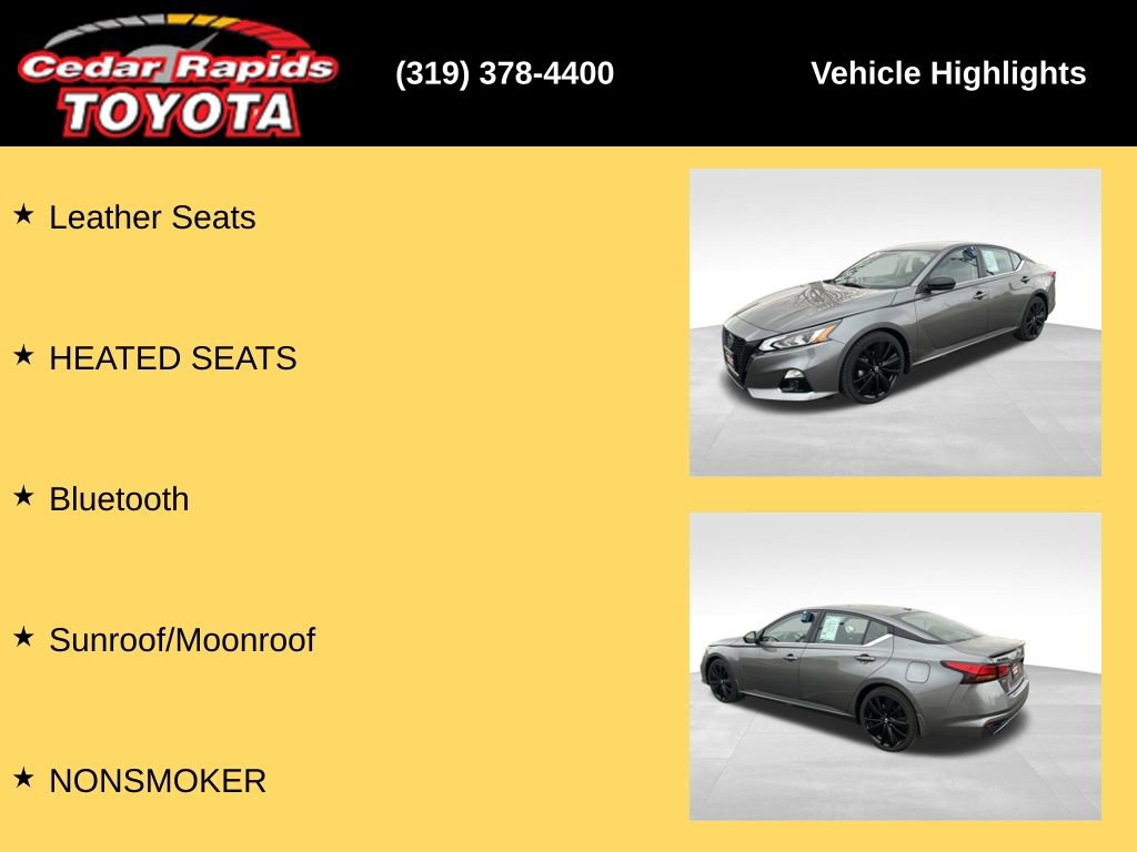 Used 2022 Nissan Altima 2.5 SR w/ Midnight Edition Package image 15