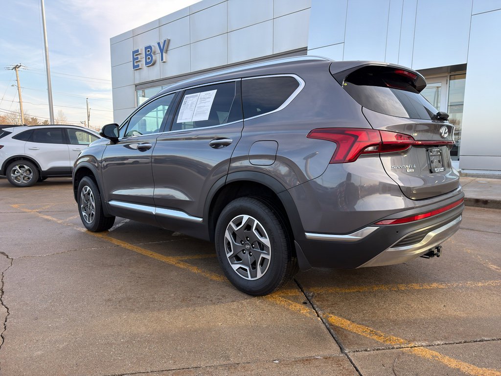 Used 2021 Hyundai Santa Fe Blue image 3