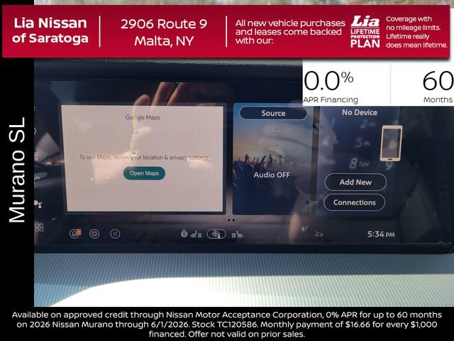 New 2026 Nissan Murano SL AWD/4WD image 21