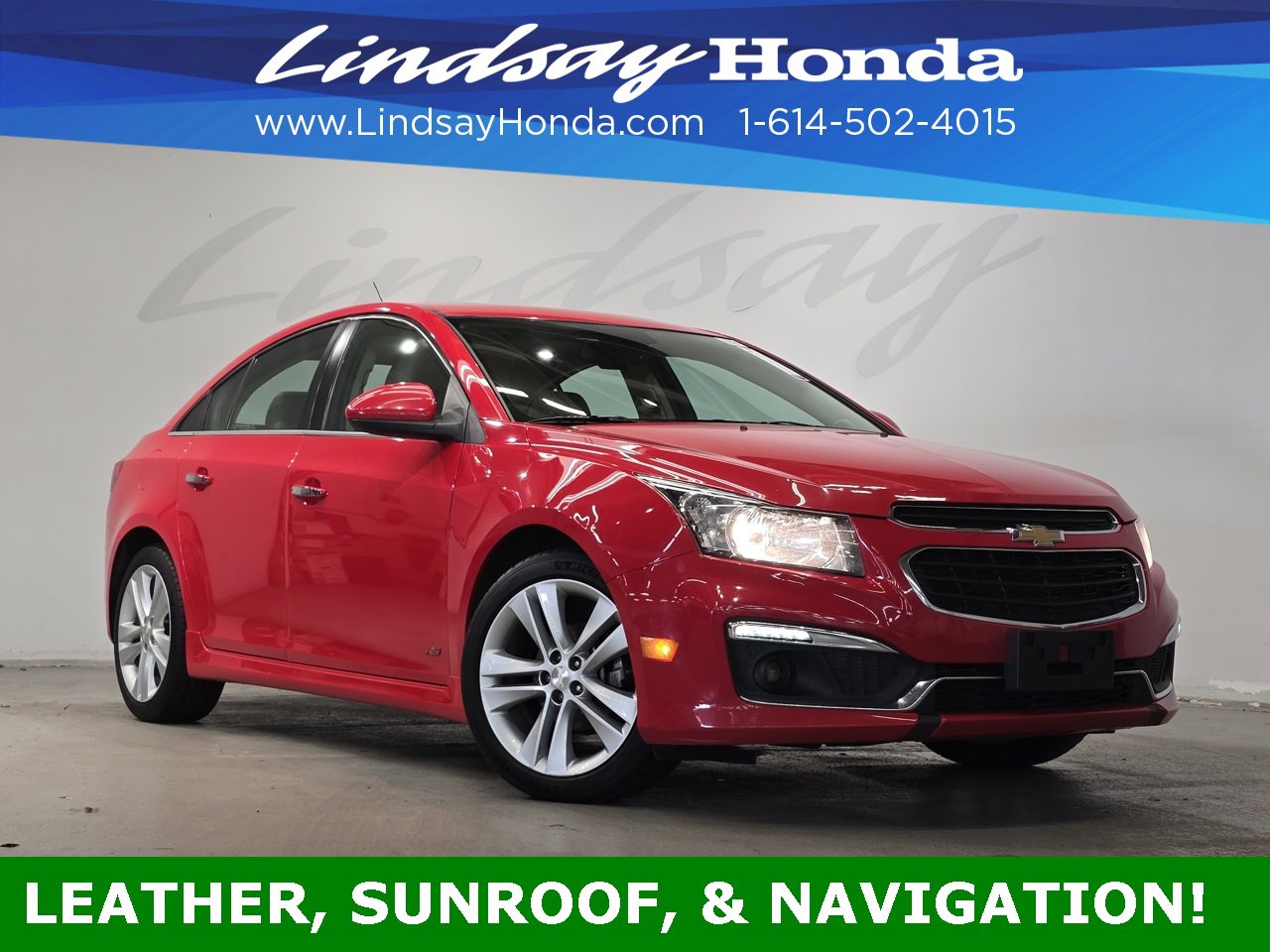 Used 2016 Chevrolet Cruze LTZ w/ Sun, Sound and Sport Package image 1