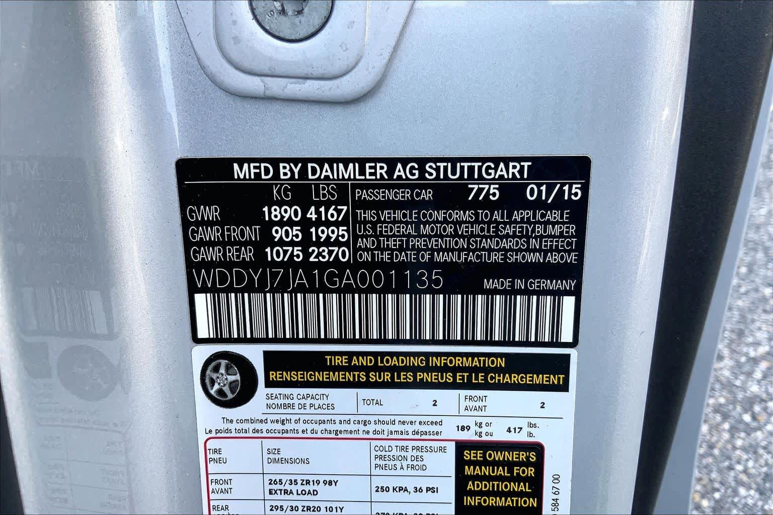 Certified 2016 Mercedes-Benz AMG GT S image 37