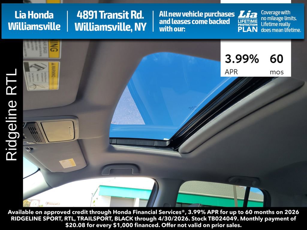 New 2026 Honda Ridgeline RTL image 16