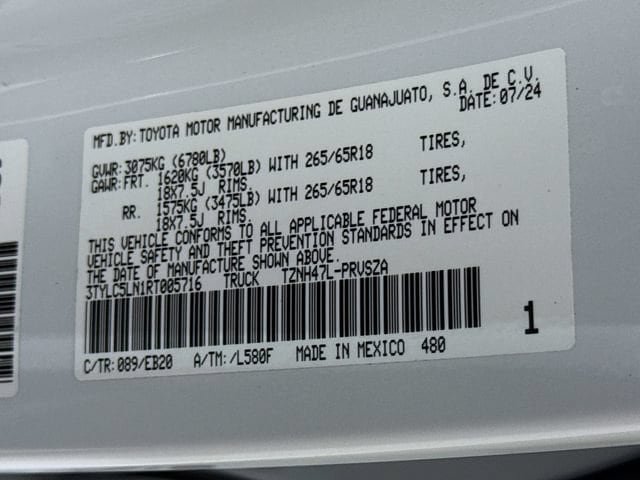 Certified 2024 Toyota Tacoma Limited AWD/4WD image 34