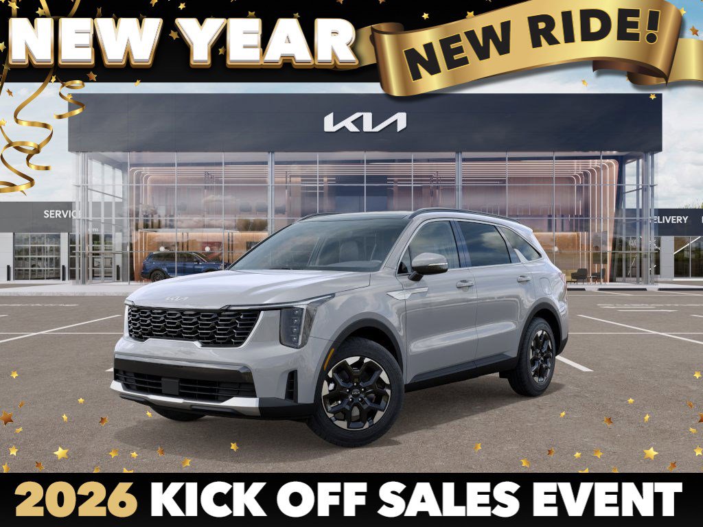New 2026 Kia Sorento S w/ S Panoramic Sunroof Package