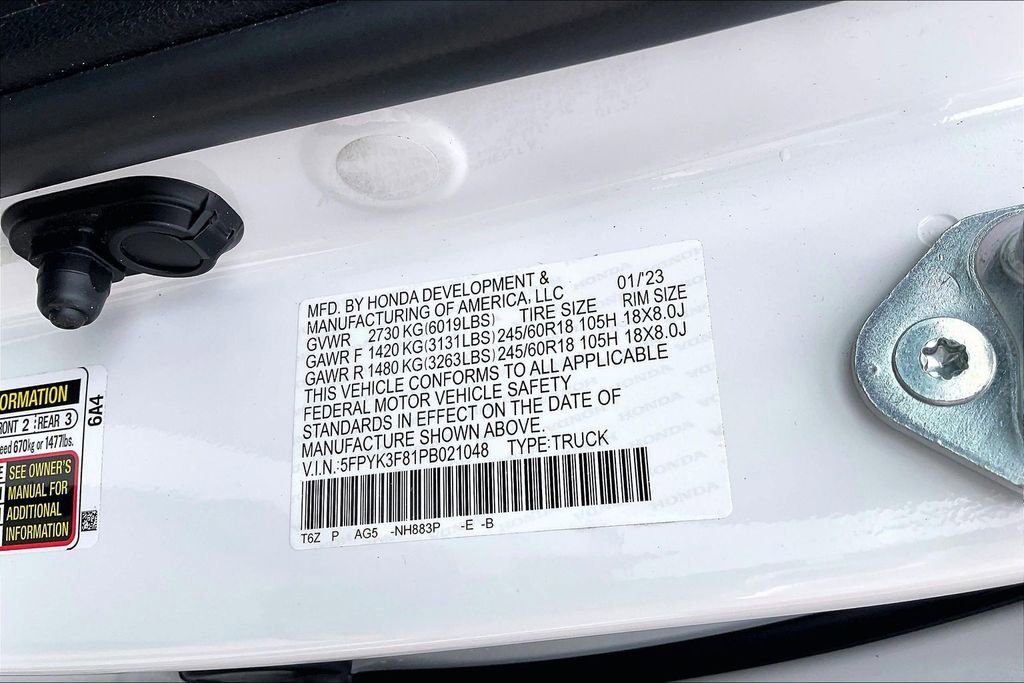 Used 2023 Honda Ridgeline Black Edition image 31