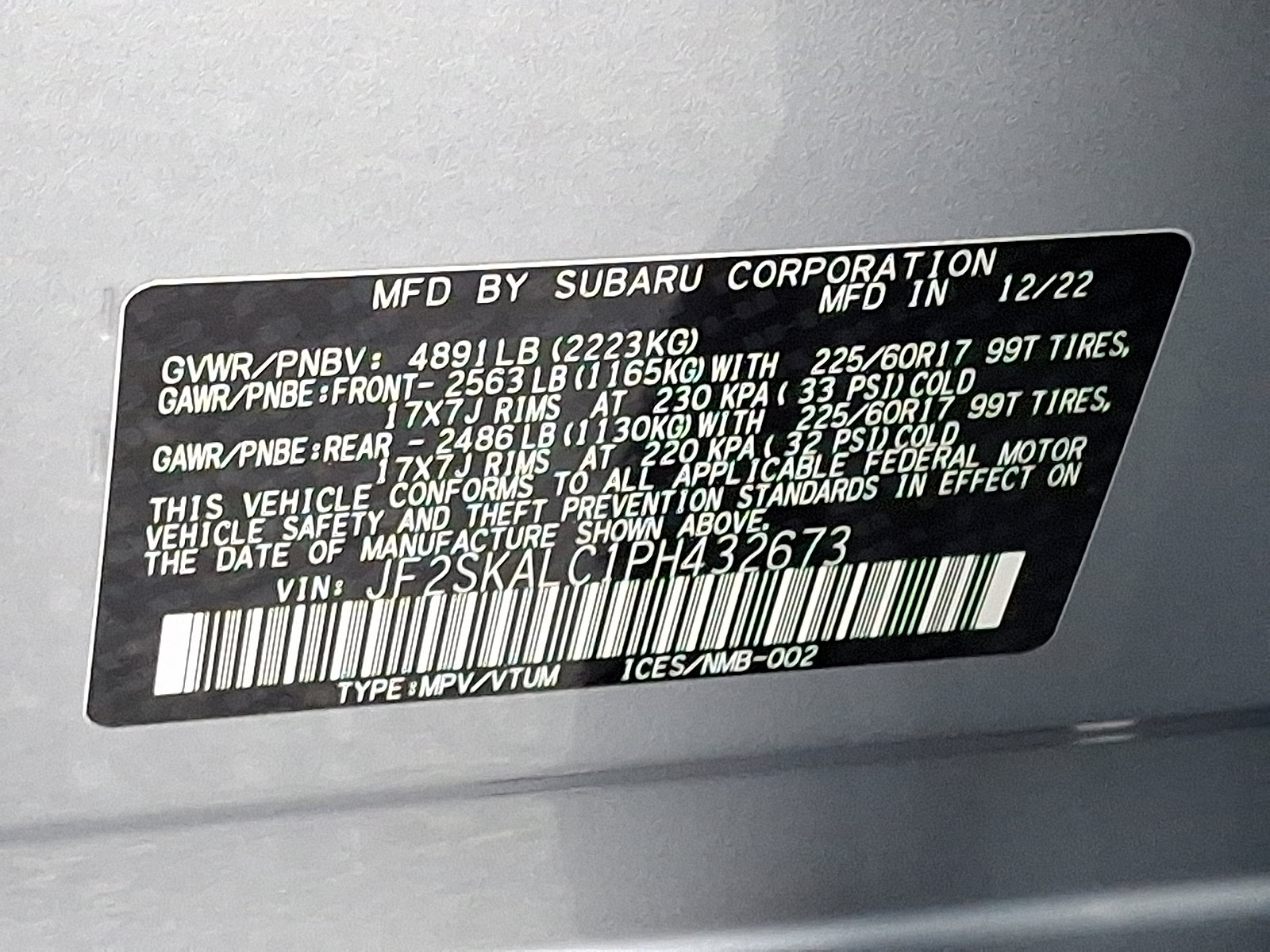 Certified 2023 Subaru Forester Wilderness image 26