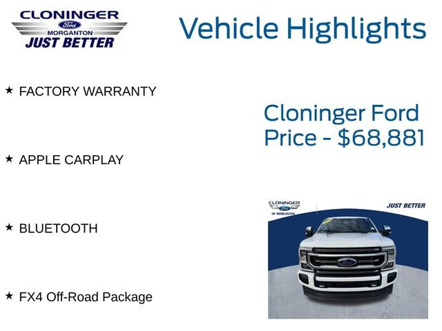 Used 2022 Ford F350 Platinum w/ FX4 Off-Road Package image 15