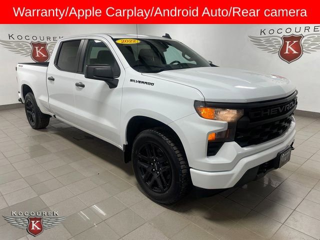 Used 2022 Chevrolet Silverado 1500 Custom w/ LPO, Dark Essentials Package AWD/4WD image 1