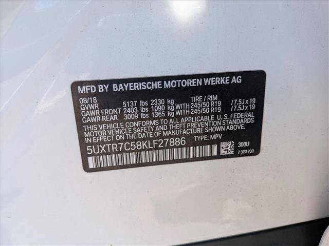 Used 2019 BMW X3 sDrive30i w/ Driving Assistance Package RWD image 16
