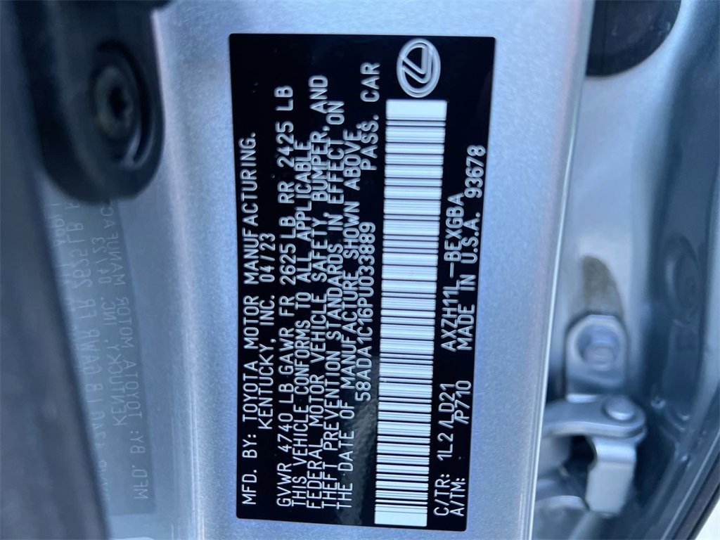 Certified 2023 Lexus ES 300h w/ Premium Package image 22