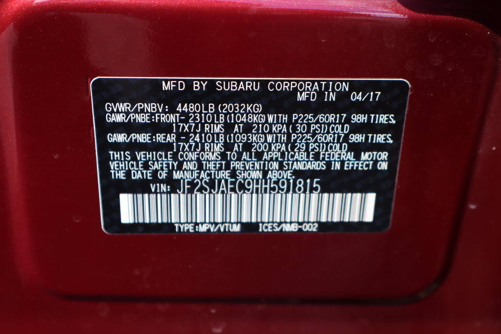 Used 2017 Subaru Forester 2.5i Premium w/ Protection Package #1 AWD/4WD image 33