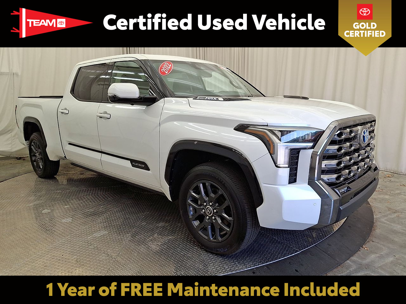 Used 2022 Toyota Tundra Platinum w/ Advanced Package AWD/4WD image 1