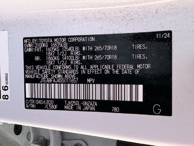 Used 2025 Toyota Land Cruiser w/ Premium Package AWD/4WD image 28