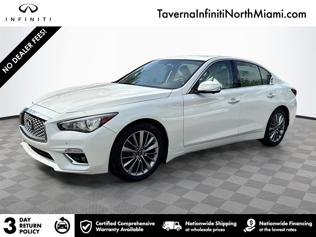 Certified 2023 INFINITI Q50 Luxe w/ Cargo Package