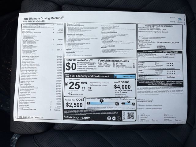 Used 2026 BMW X5 xDrive40i image 35