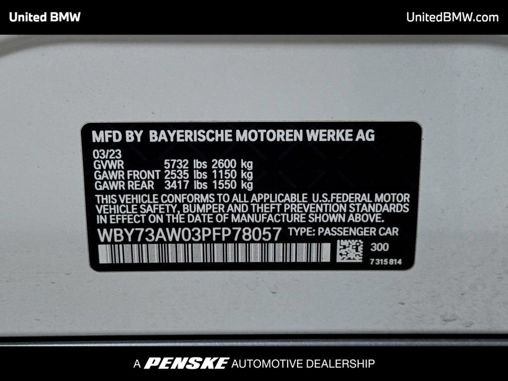 Used 2023 BMW i4 eDrive40 w/ Premium Package RWD image 15