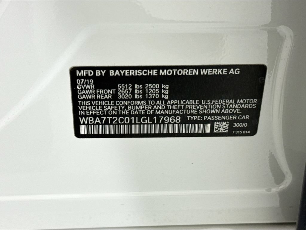Used 2020 BMW 740i w/ Premium Package RWD image 34
