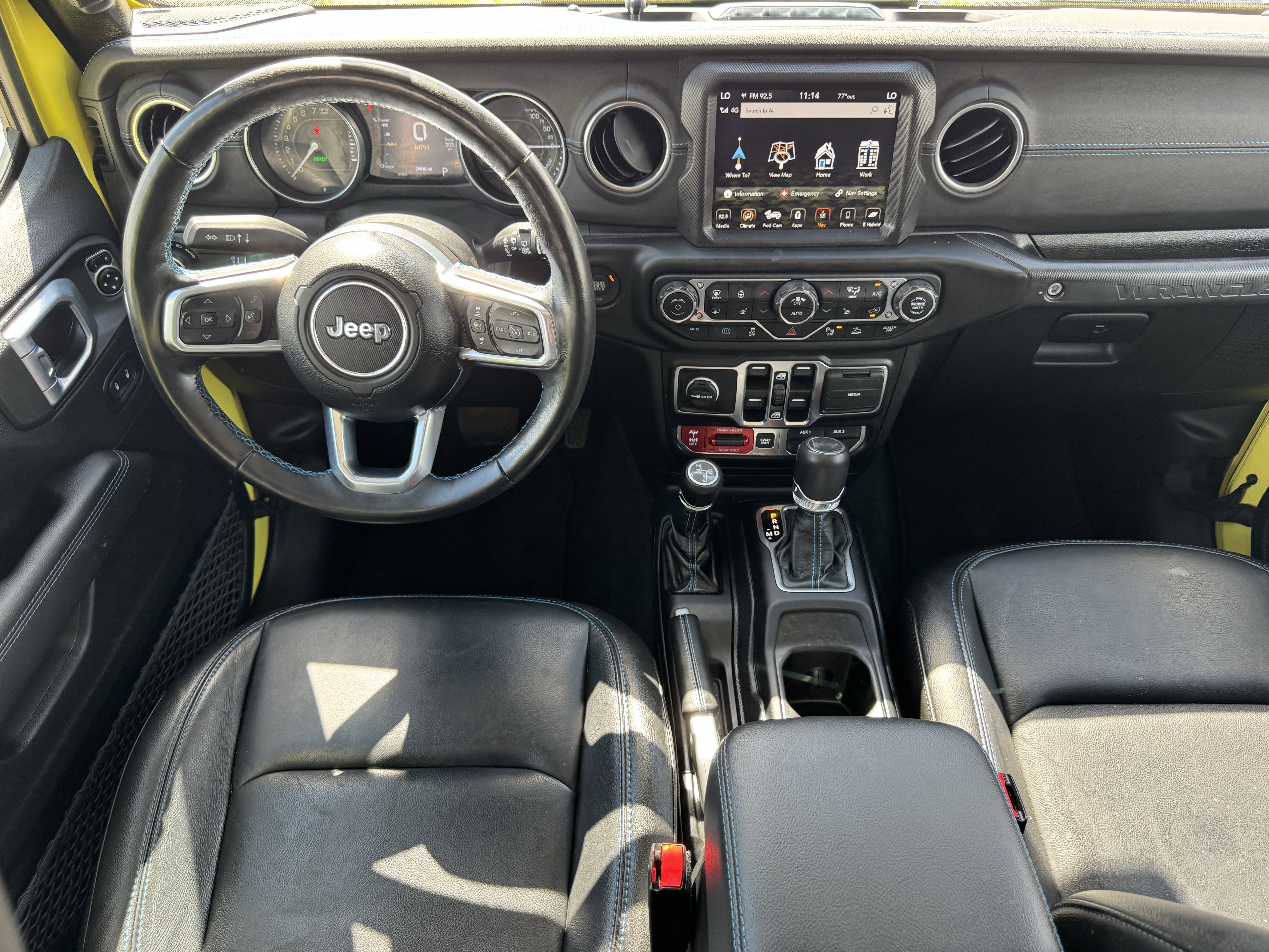 Used 2023 Jeep Wrangler Unlimited Rubicon 4xe w/ Steel Bumper Group image 14