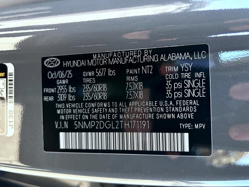 Used 2026 Hyundai Santa Fe SEL AWD/4WD image 27