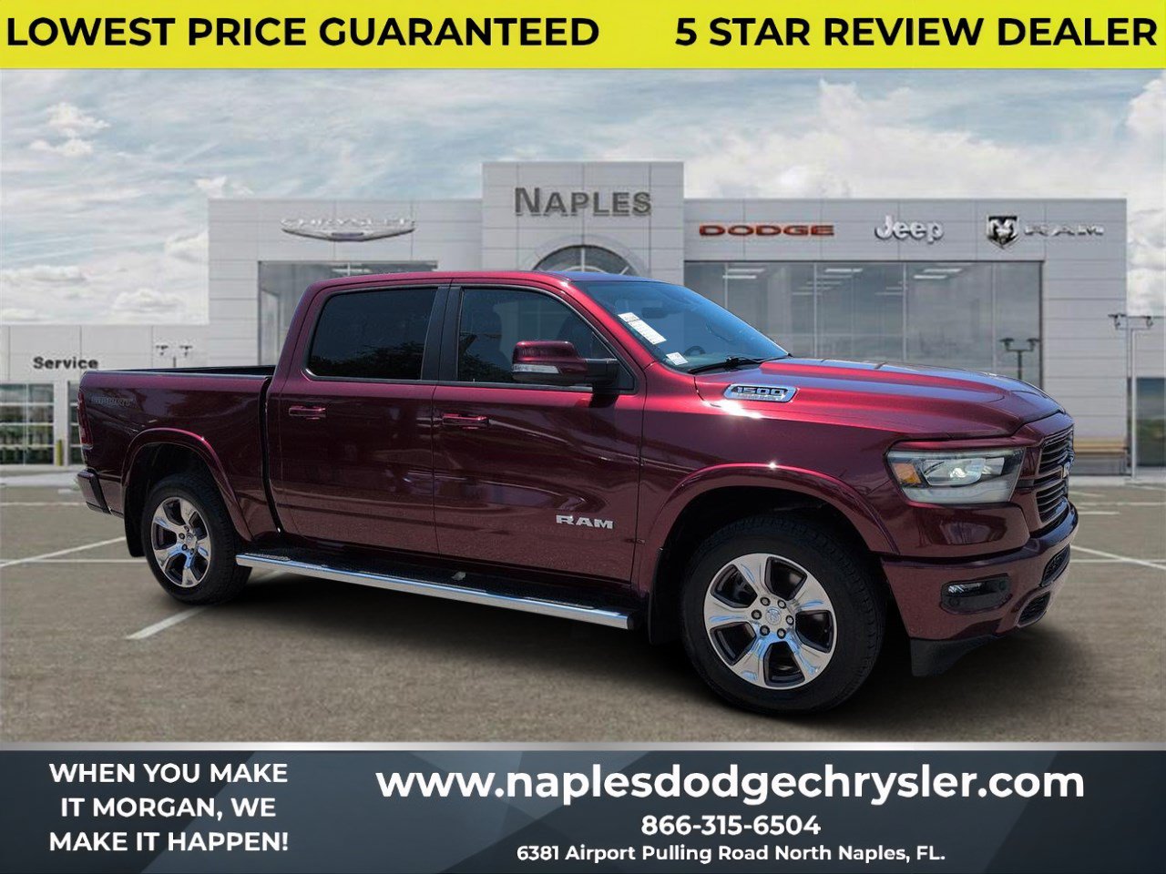 Used 2022 RAM 1500 Laramie w/ Sport Appearance Package AWD/4WD image 1