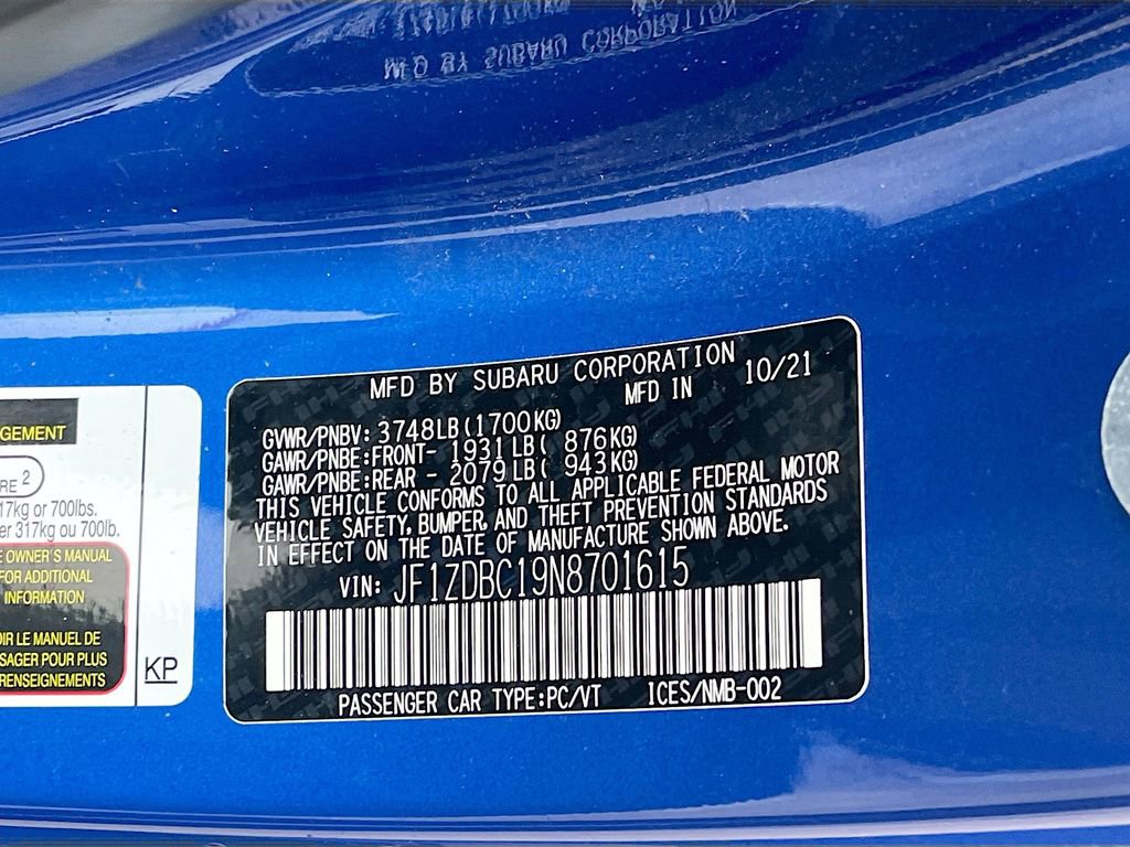 Used 2022 Subaru BRZ Premium RWD image 28